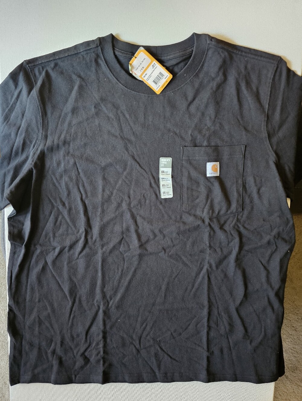 Carhartt Short Sleeve Pocket Tee in Black